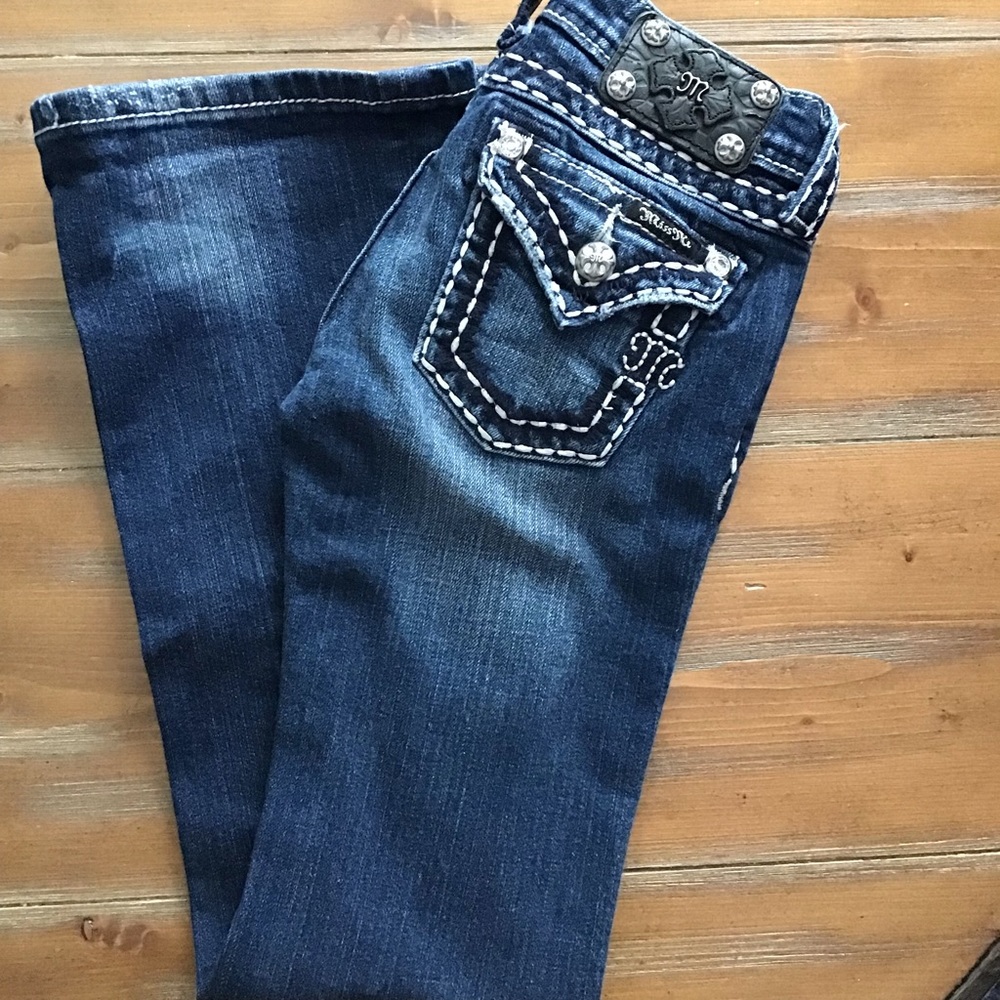 SOLD Miss Me Embellished Jeans Size 10 Big Girls
